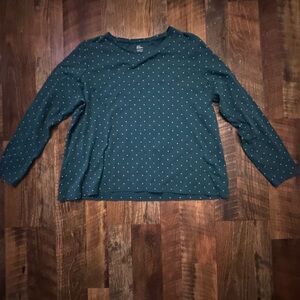 Kim Rogers Teal Long Sleeve Tee